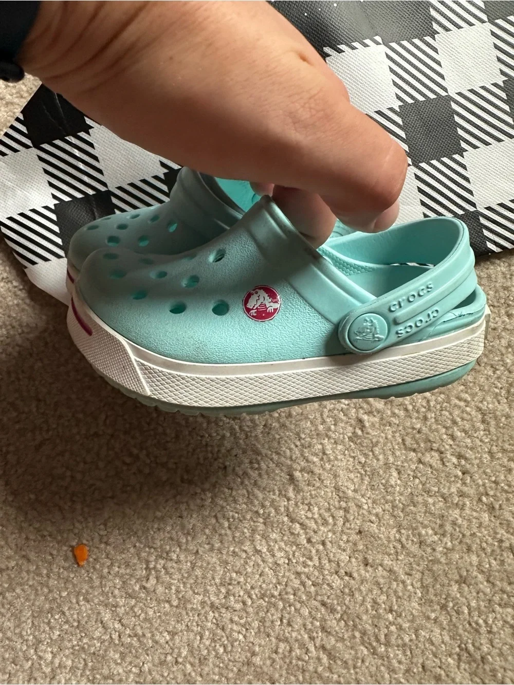 CROCS Kids Clog in Aqua Blue